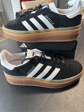 Adidas Gazelle Triple Stack 8.5 Women’s  Sneakers - Black / White